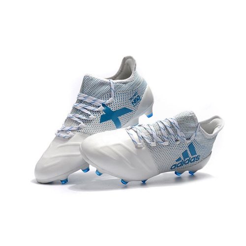 fodboldstøvler Adidas X 17.1 FG - Hvid Blå_2.jpg